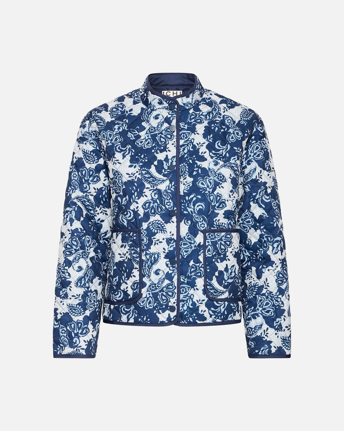 ICHI Jakke Livanta - Blueprint Paisley