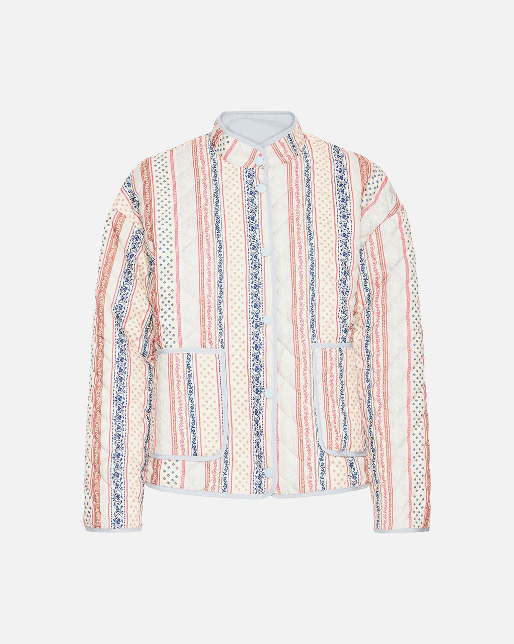 ICHI Jakke Livanta - Teaberry Stripe