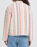 ICHI Jakke Livanta - Teaberry Stripe