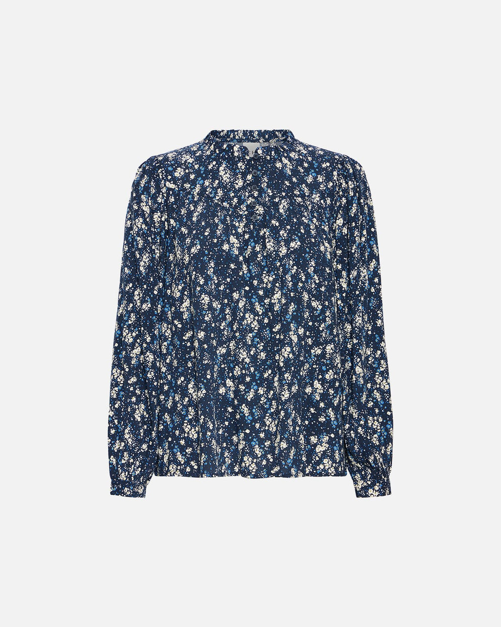 ICHI Bluse Vera LS19 - Total Eclipse Flower