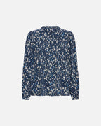 ICHI Bluse Vera LS19 - Total Eclipse Flower