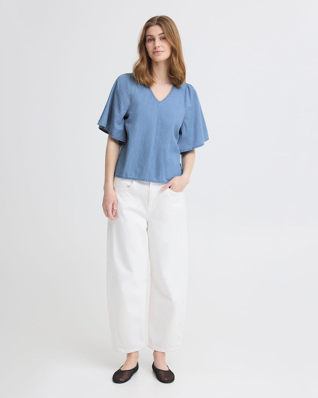 ICHI Topp Barcy Zabby MS - Light Blue