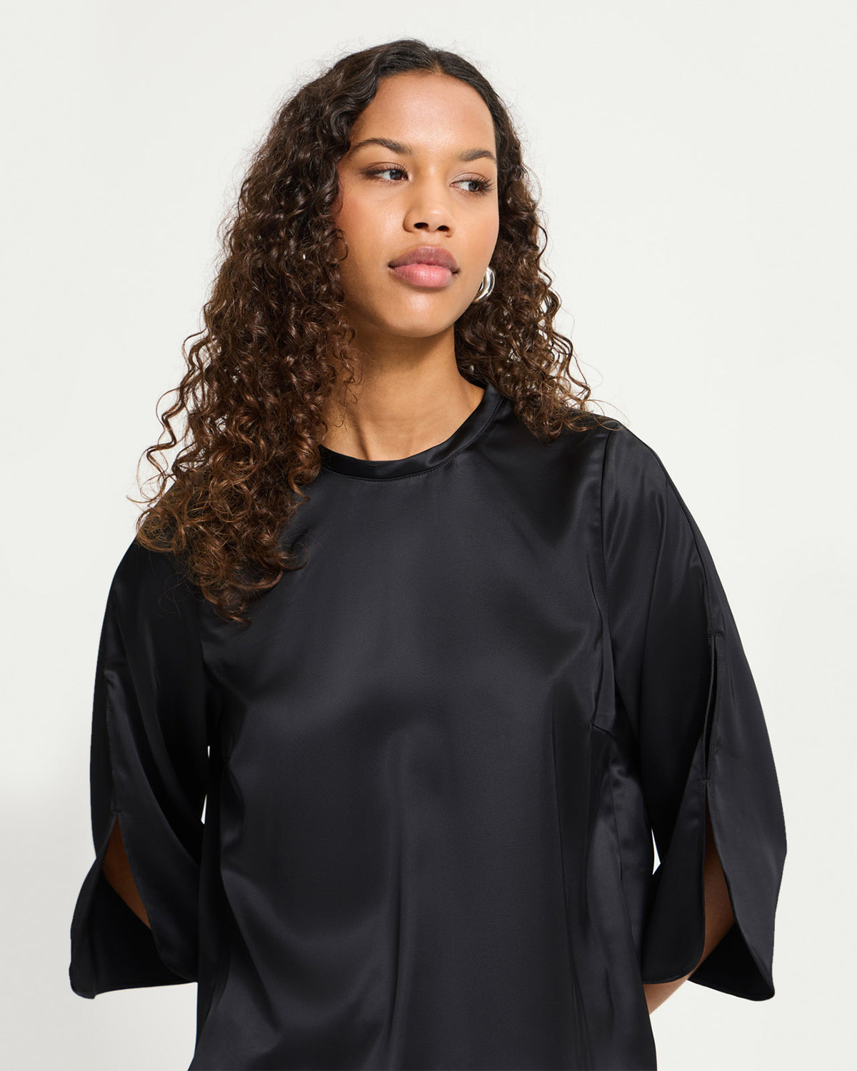 ICHI Topp Ruth Sateng MS - Black