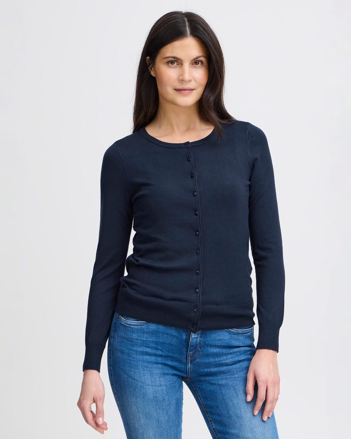Fransa Cardigan Zubasic 60 - Dark Peacoat