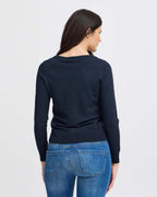Fransa Cardigan Zubasic 60 - Dark Peacoat