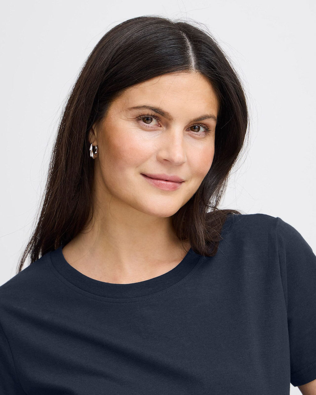 Fransa T-skjorte Zashoulder 1 Tee - Dark Peacoat