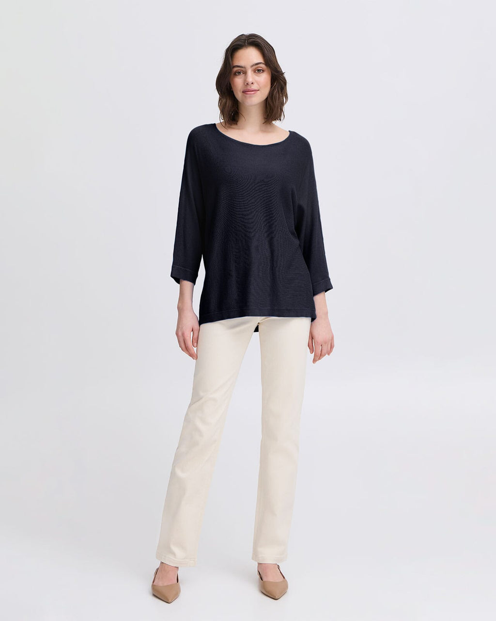 Fransa Topp Clia PU 14 - Navy Blazer