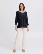 Fransa Topp Clia PU 14 - Navy Blazer