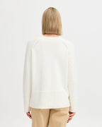 Fransa Strikkegenser Betti PU1 - Whisper White