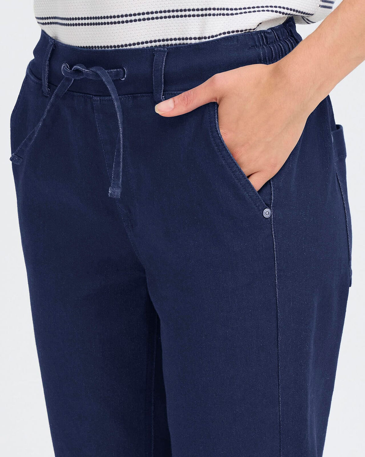 Fransa Jeans Luxe Jogg JE1 - Dark Blue Denim