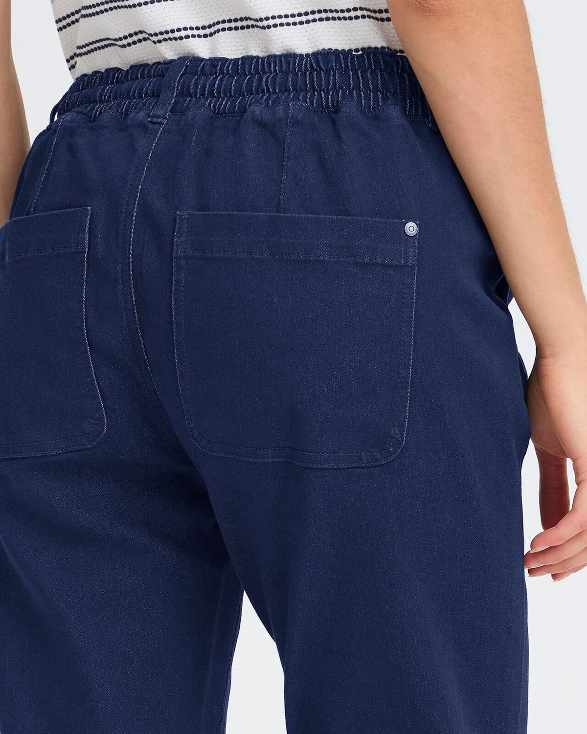 Fransa Jeans Luxe Jogg JE1 - Dark Blue Denim