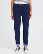 Fransa Jeans Luxe Jogg JE1 - Dark Blue Denim