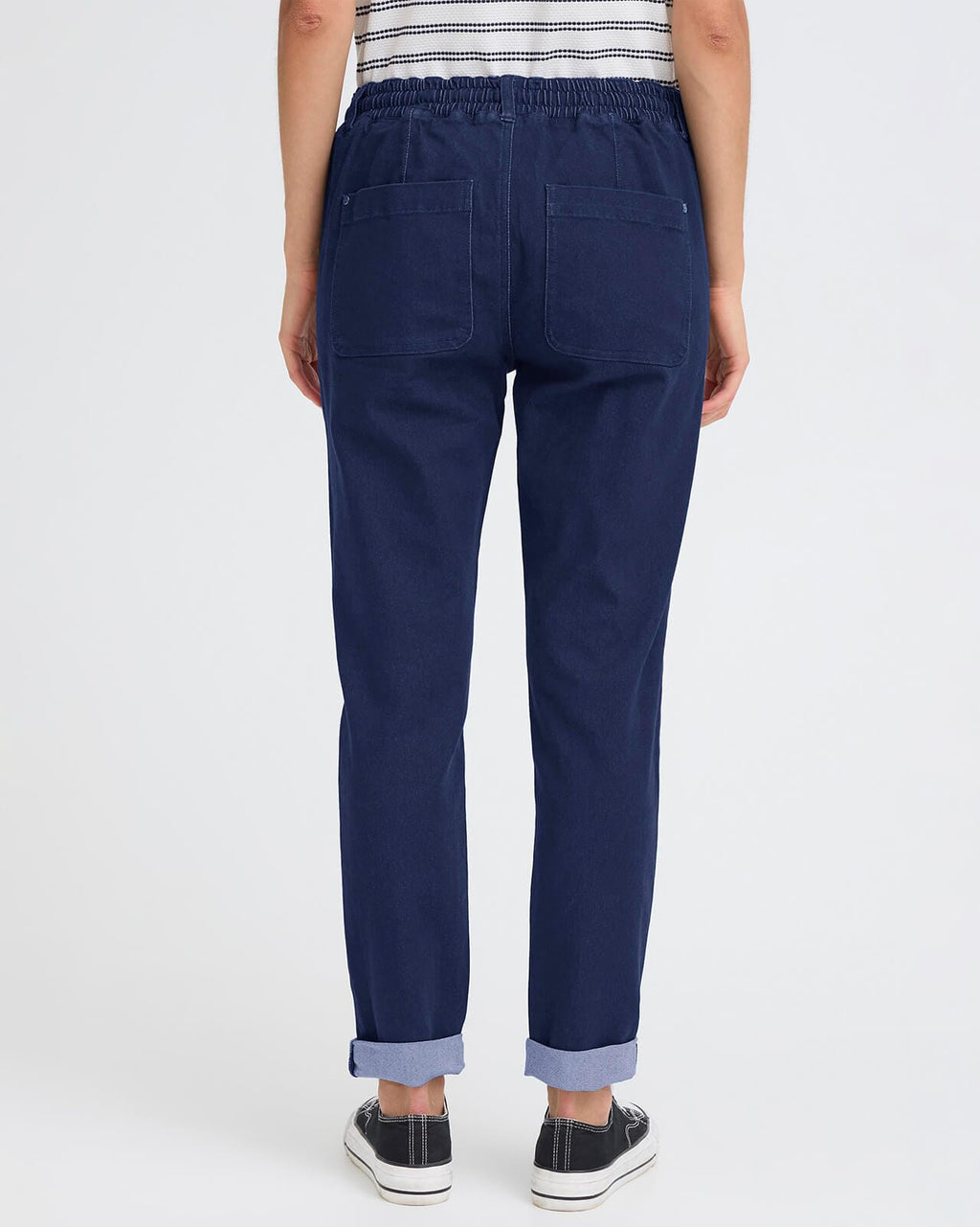 Fransa Jeans Luxe Jogg JE1 - Dark Blue Denim