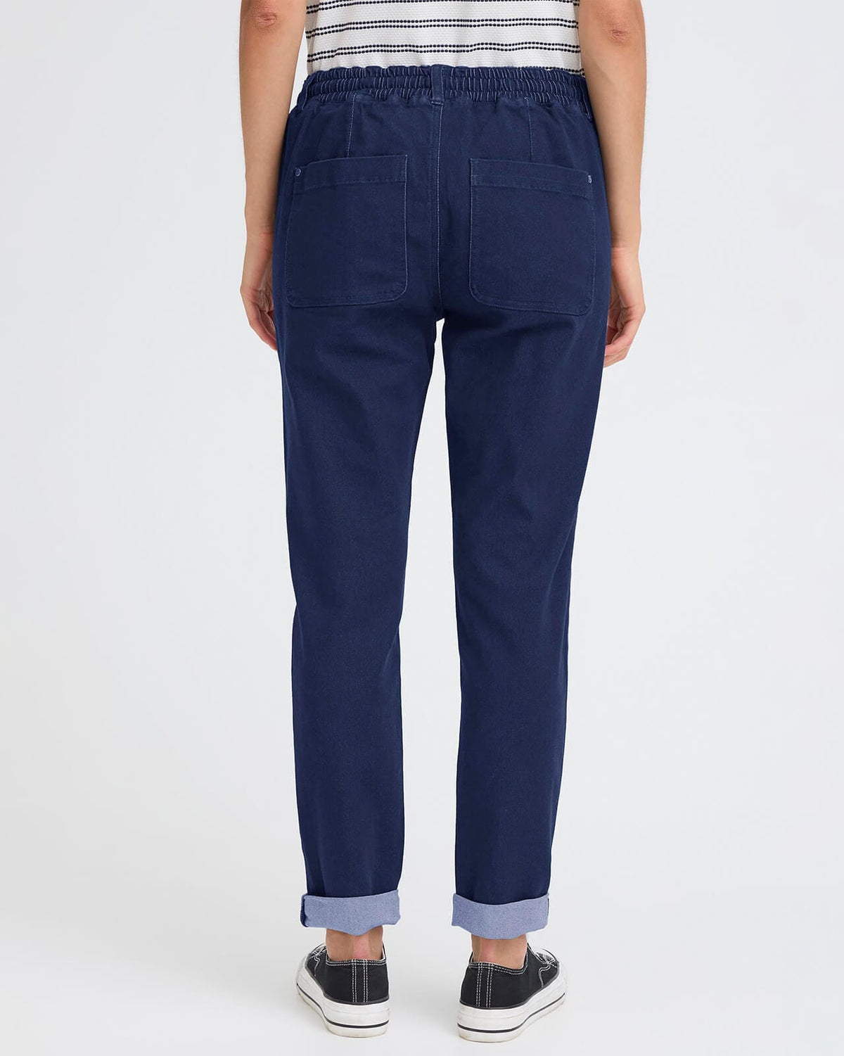 Fransa Jeans Luxe Jogg JE1 - Dark Blue Denim