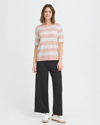 FRANSA Topp Mary - Rose Smoke Stripe