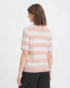 FRANSA Topp Mary - Rose Smoke Stripe