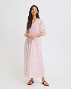 FRANSA Midikjole Laya Smock DR 2 - Lotus Wild Loom