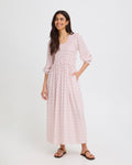 FRANSA Midikjole Laya Smock DR 2 - Lotus Wild Loom