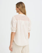 Fransa Topp Adi SH 2 - Honeysuckle Stripes