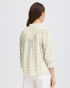 FRANSA Bluse Hita - Whispers Sage/ Wild Loom