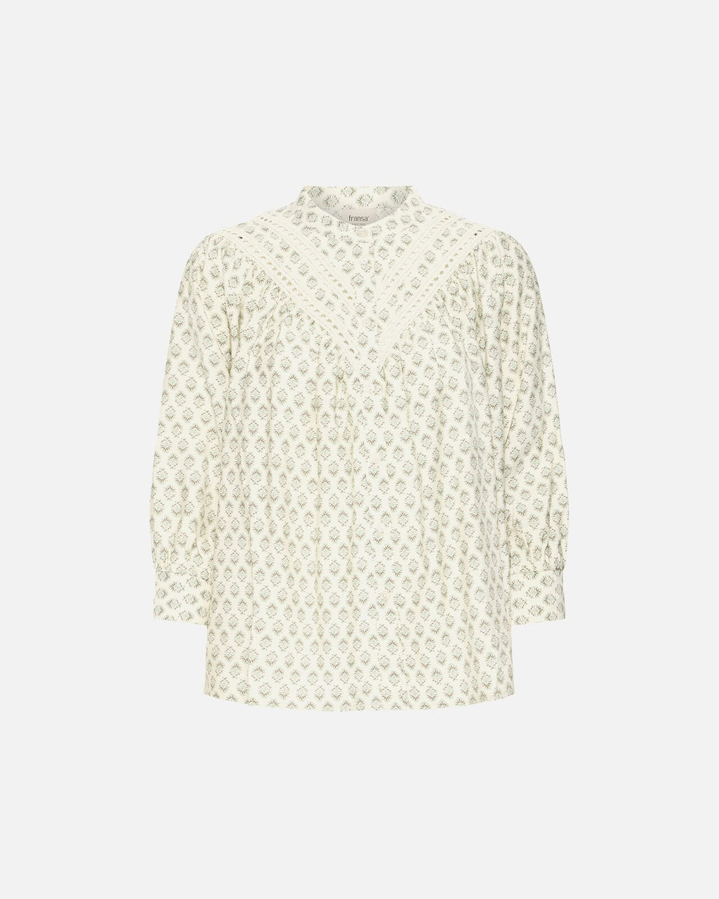 FRANSA Bluse Hita - Whispers Sage/ Wild Loom