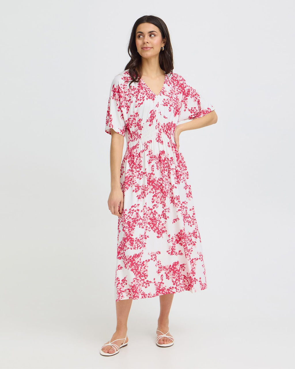 Fransa Midikjole Amy DR 6 - Soft Petals/ Virtual Pink
