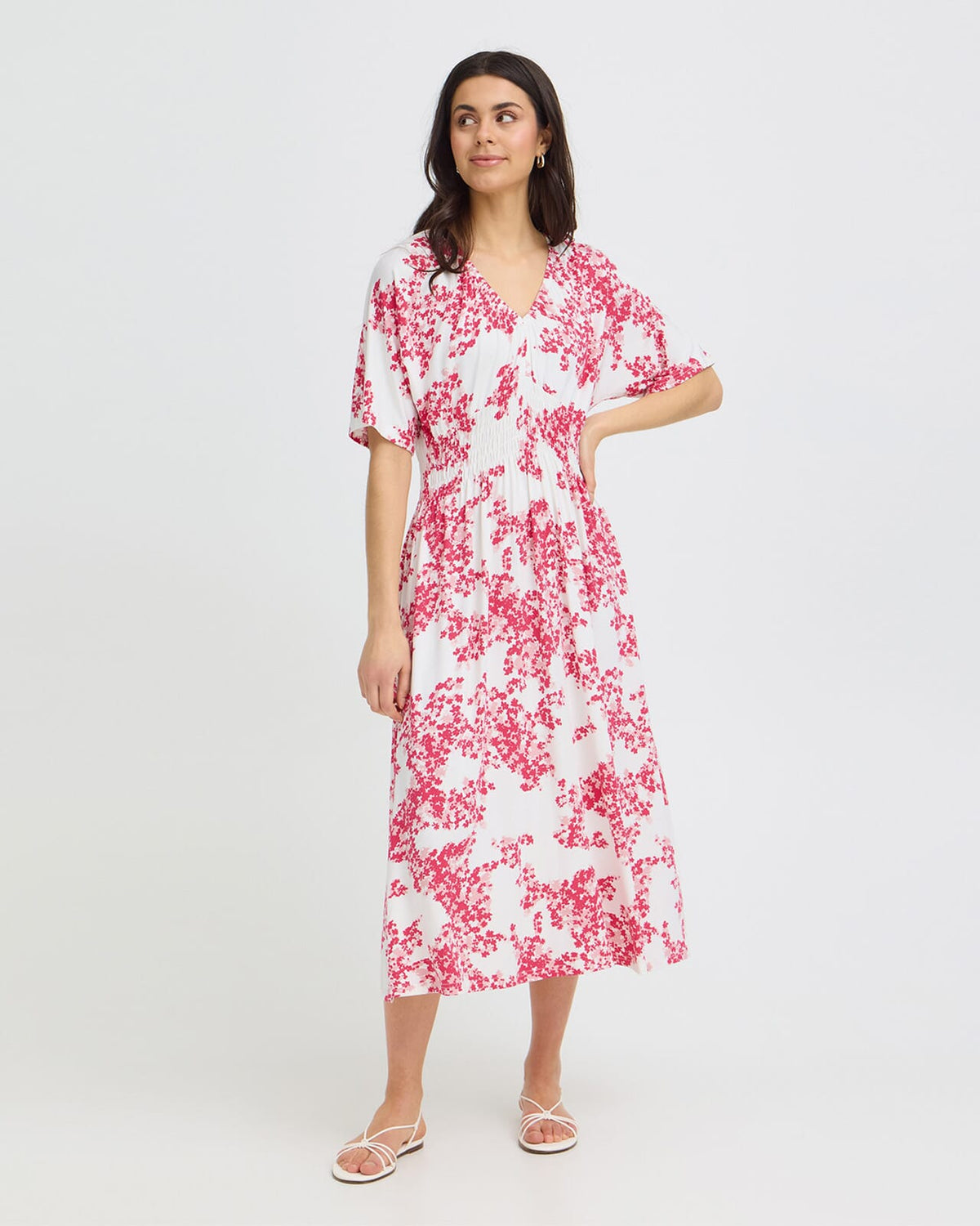 Fransa Midikjole Amy DR 6 - Soft Petals/ Virtual Pink