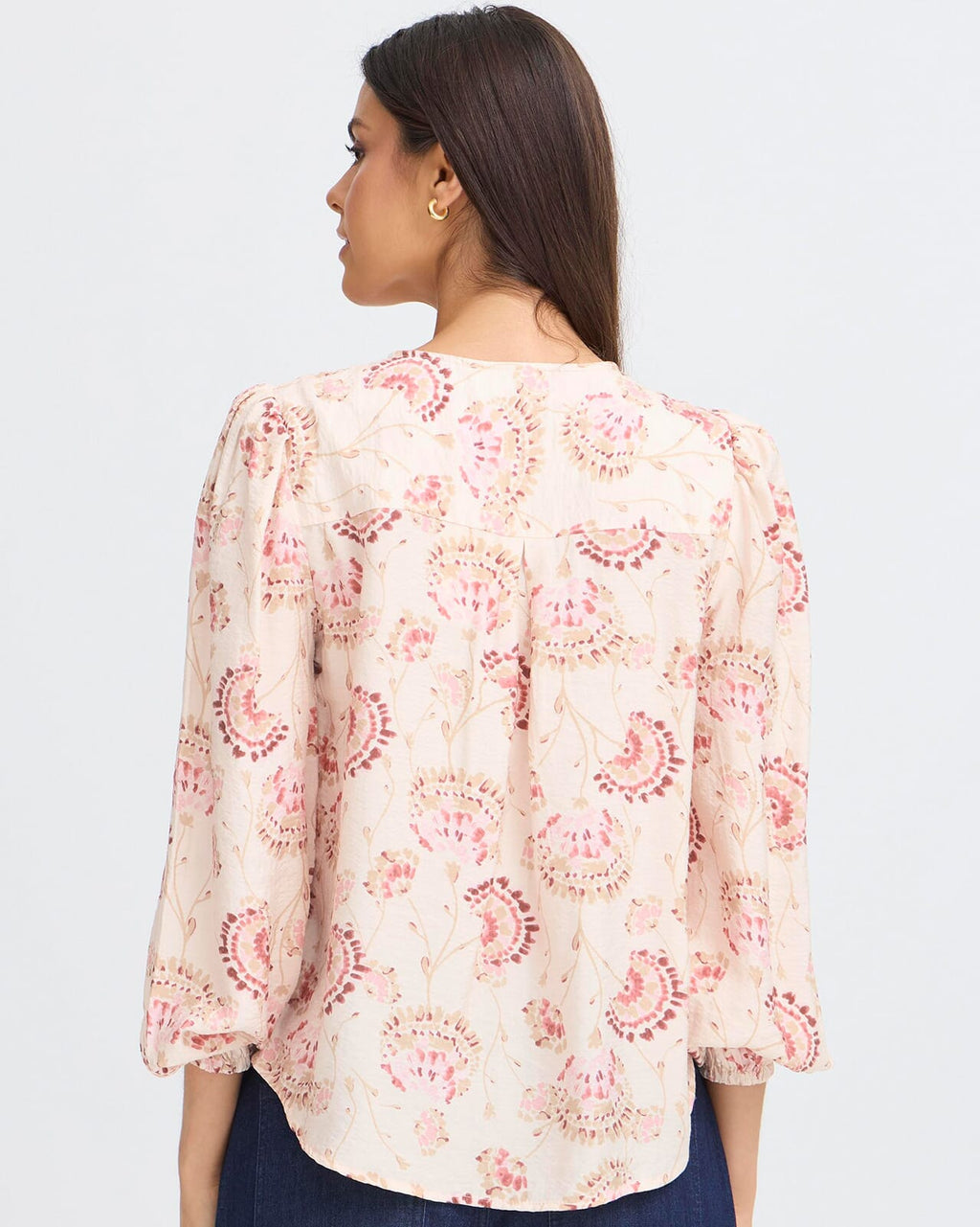 Fransa Bluse Kalia BL 1 - Orchid Floral
