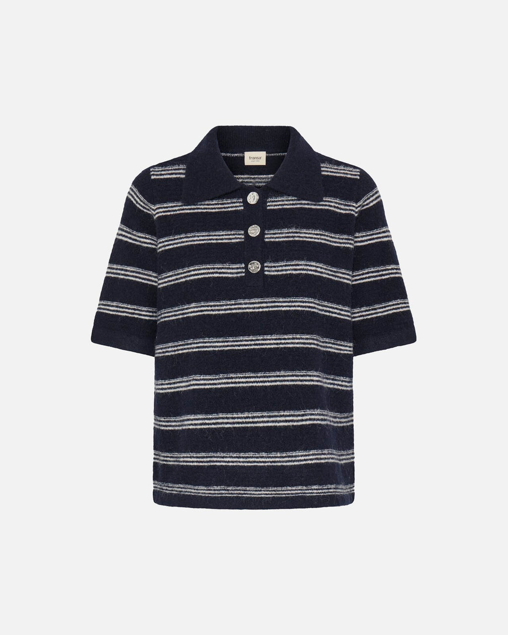 FRANSA Strikket Topp Kendra PU - Salute Stripe