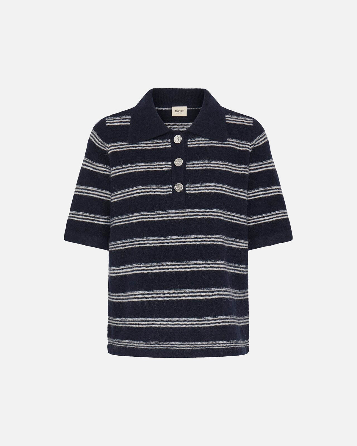 FRANSA Strikket Topp Kendra PU - Salute Stripe
