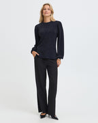 Fransa Bluse Constance BL 1 - Navy Blazer/Silver
