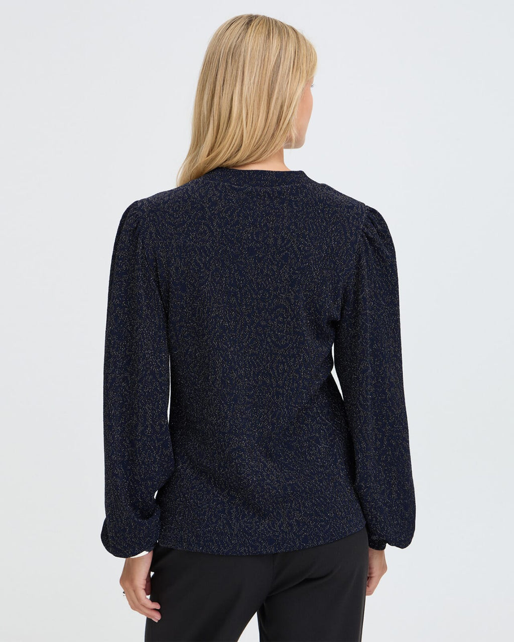 Fransa Bluse Constance BL 1 - Navy Blazer/Silver
