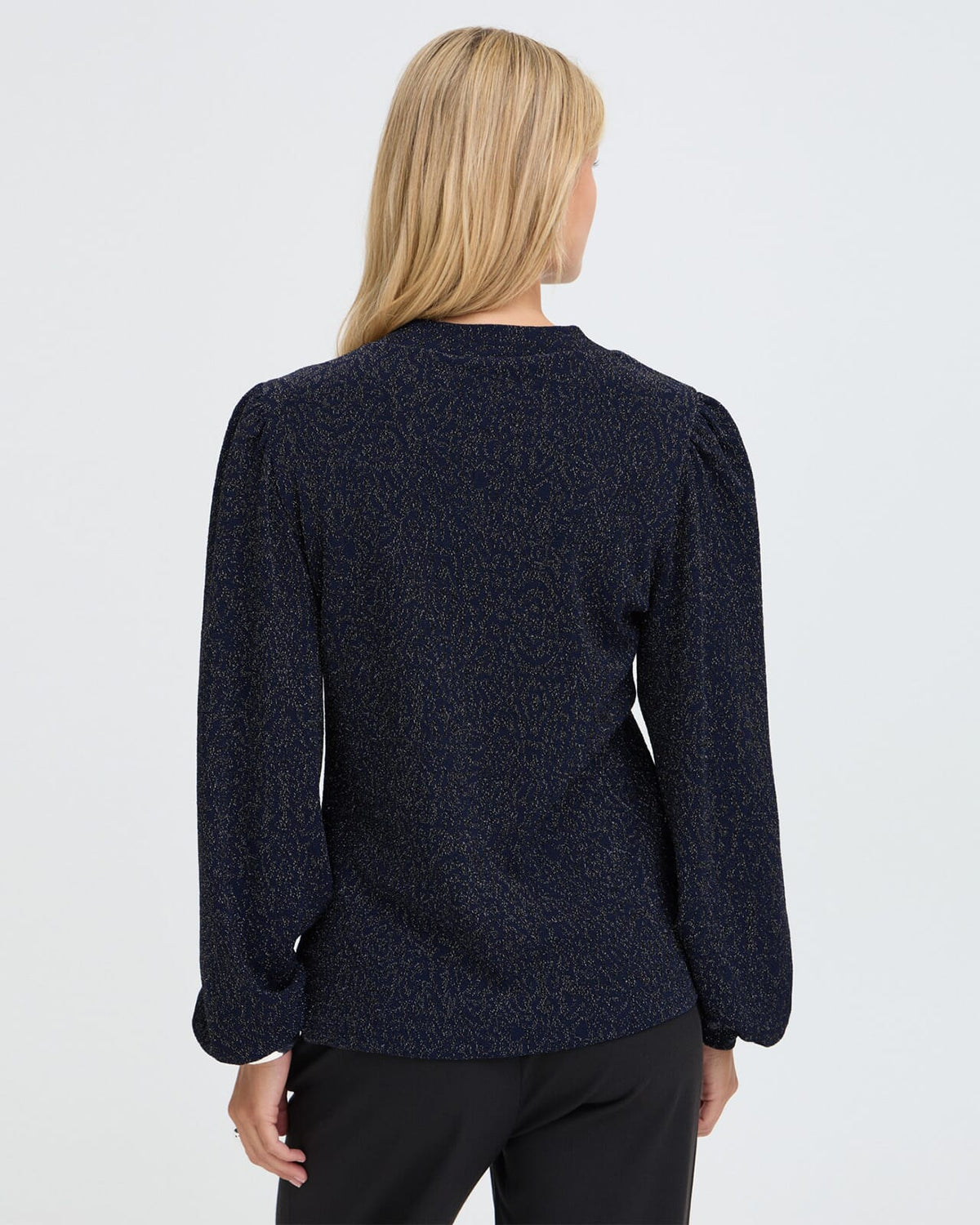 Fransa Bluse Constance BL 1 - Navy Blazer/Silver