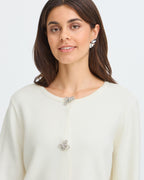 FRANSA Cardigan Sally Car 9 -  Whisper White