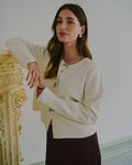 FRANSA Cardigan Sally Car 9 -  Whisper White
