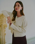 FRANSA Cardigan Sally Car 9 -  Whisper White
