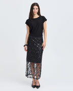 Fransa Topp Marissa TEE 1 - Meteorite