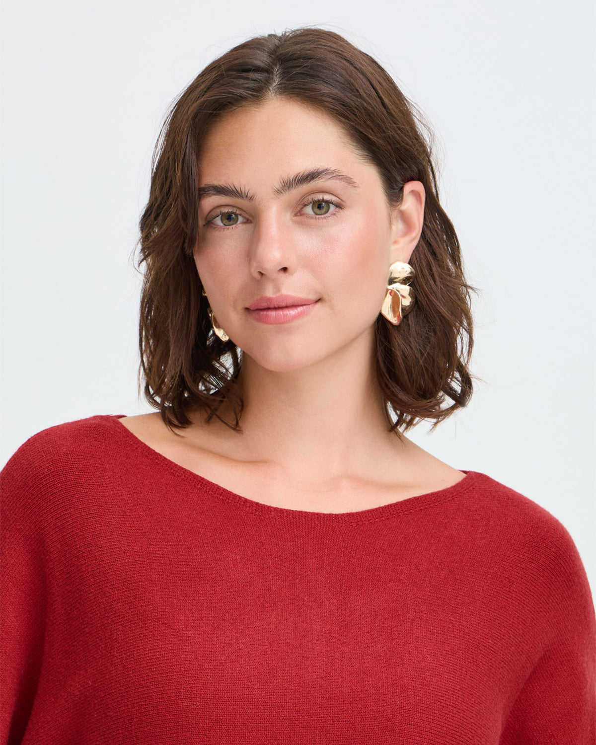 Fransa Genser Addy PU 2 - Rhythmic Red