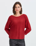 Fransa Genser Addy PU 2 - Rhythmic Red
