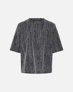 Fransa T-skjorte Glidia TEE 1 - Silver Stripe