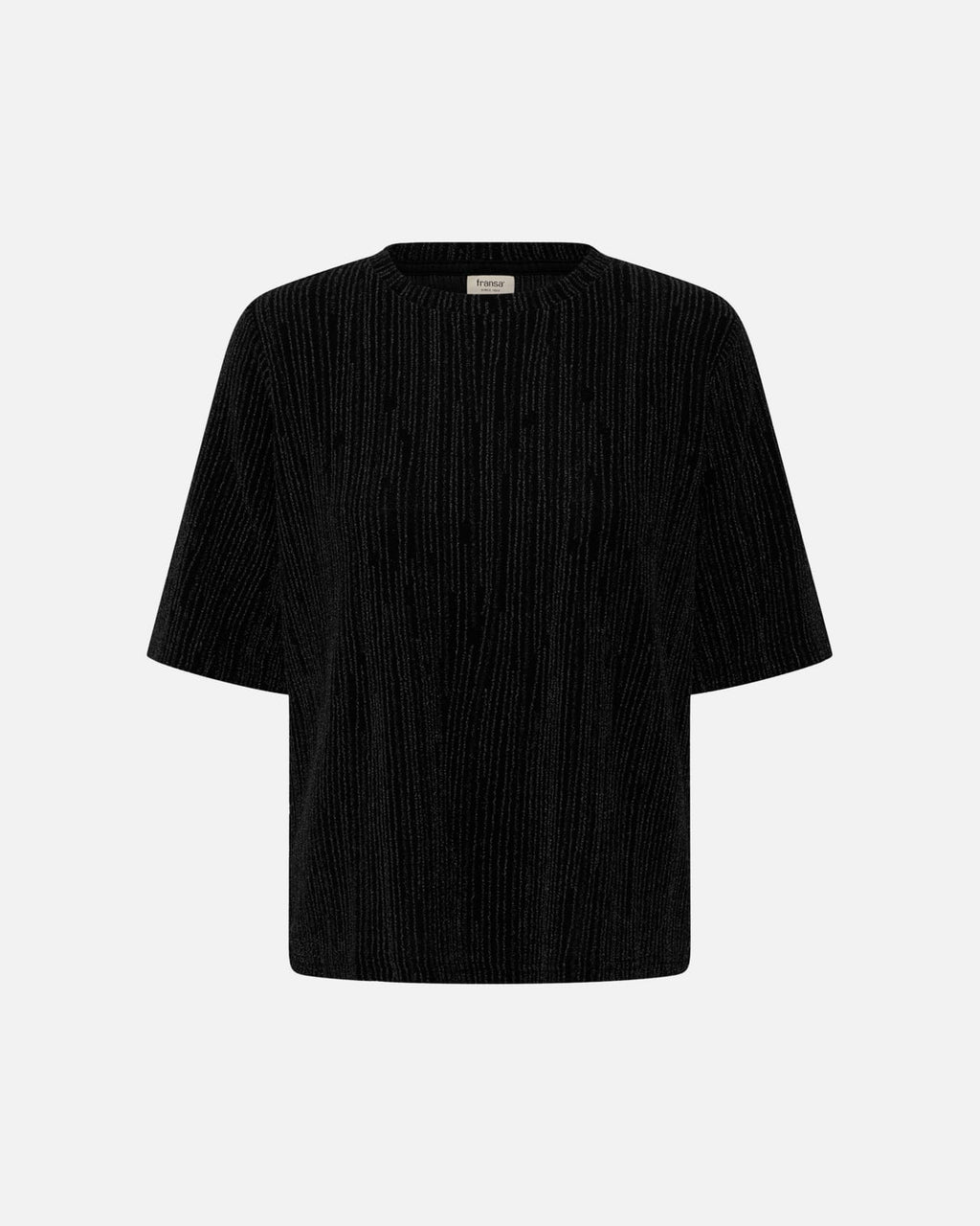 Fransa T-skjorte Glidia TEE 1 - Black Stripe