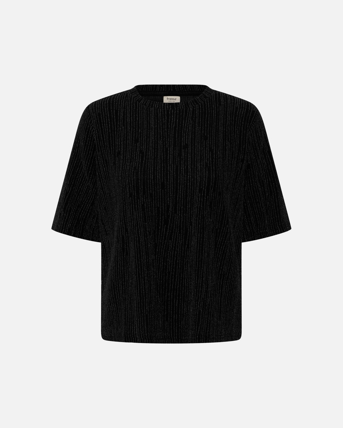 Fransa T-skjorte Glidia TEE 1 - Black Stripe