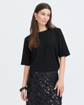 Fransa T-skjorte Glidia TEE 1 - Black Stripe