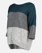 FLOYD Strikkegenser Camilla 3 - Grey Petrol
