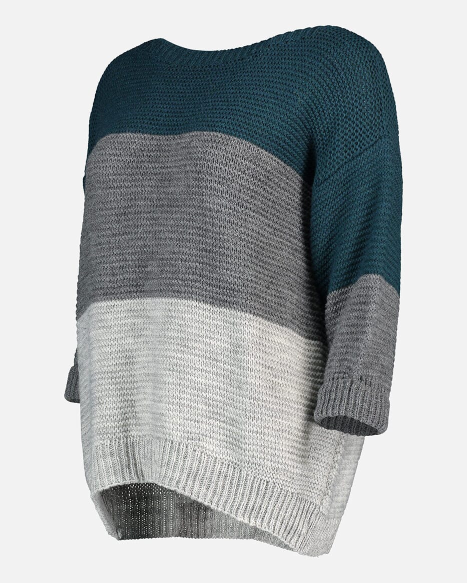 FLOYD Strikkegenser Camilla 3 - Grey Petrol