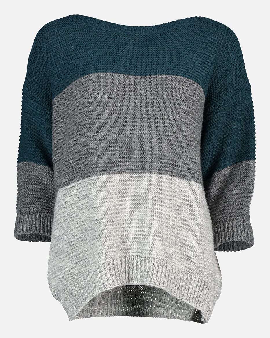 FLOYD Strikkegenser Camilla 3 - Grey Petrol