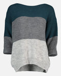 FLOYD Strikkegenser Camilla 3 - Grey Petrol