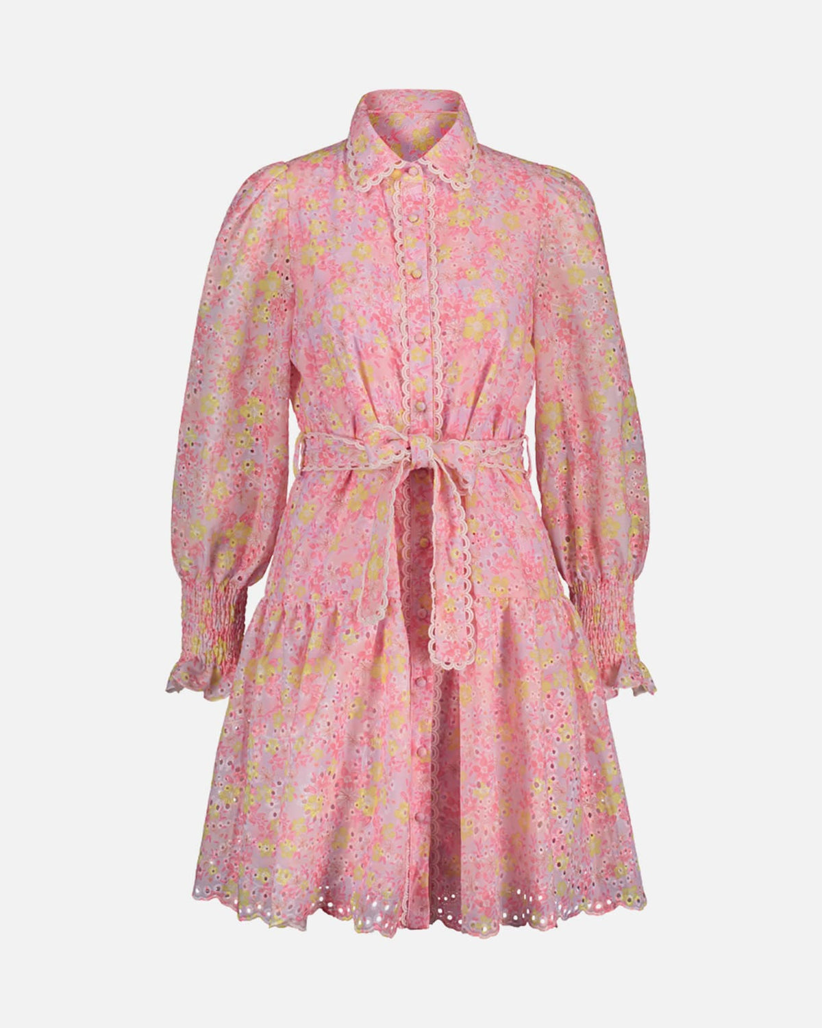 FLOYD Skjortekjole Alivia Sunny - Rose Petal