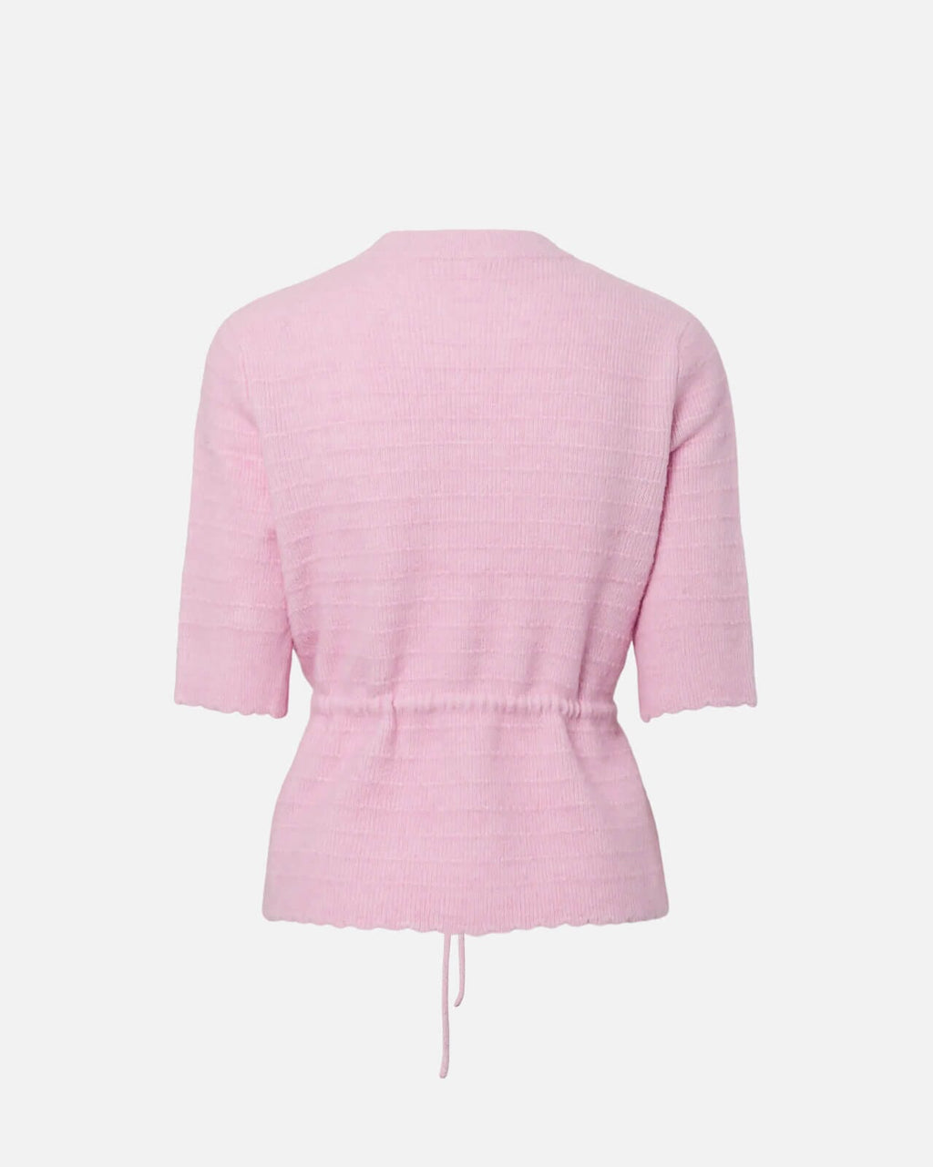 Y.A.S Strikket Topp Thellis Ullmiks SS Knit - Pink Lady