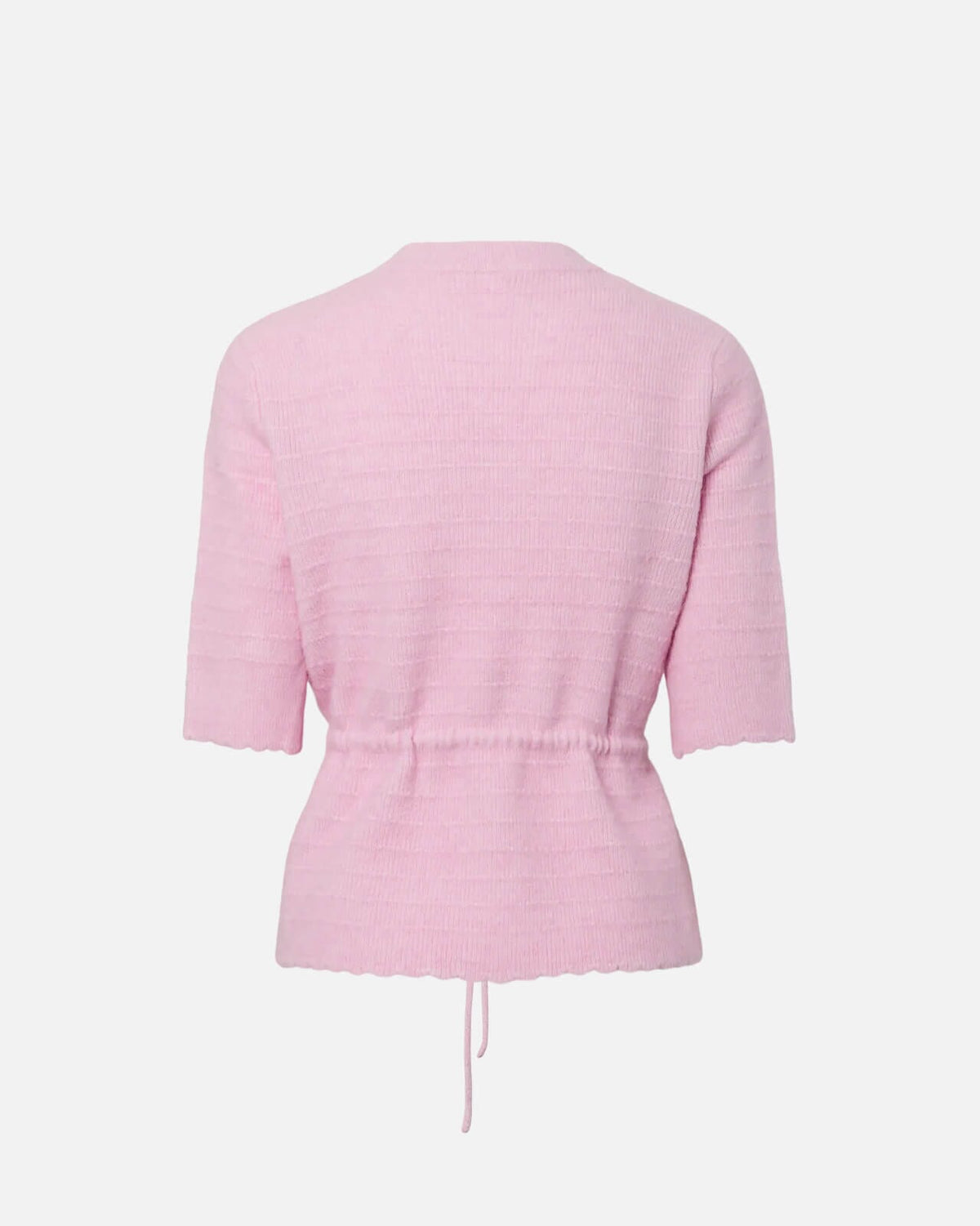 Y.A.S Strikket Topp Thellis Ullmiks SS Knit - Pink Lady